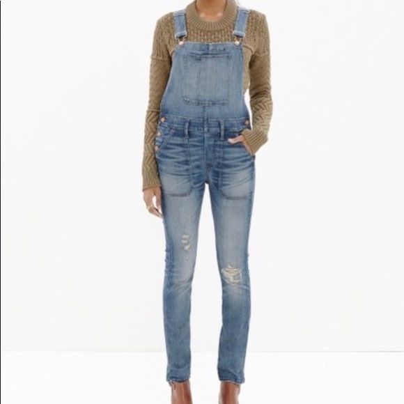 Madewell Denim - Madewell skinny overalls